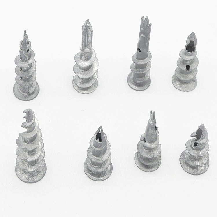 Zinc Self-Drilling Drywall Toggle Anchors&Screws for Sheetrock Hollow Wall Ceiling Til
