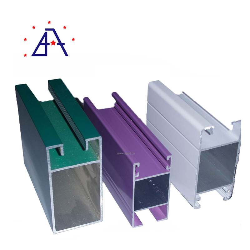 Soundproof Sector Invisible Color Anodized Customized Aluminum Partition