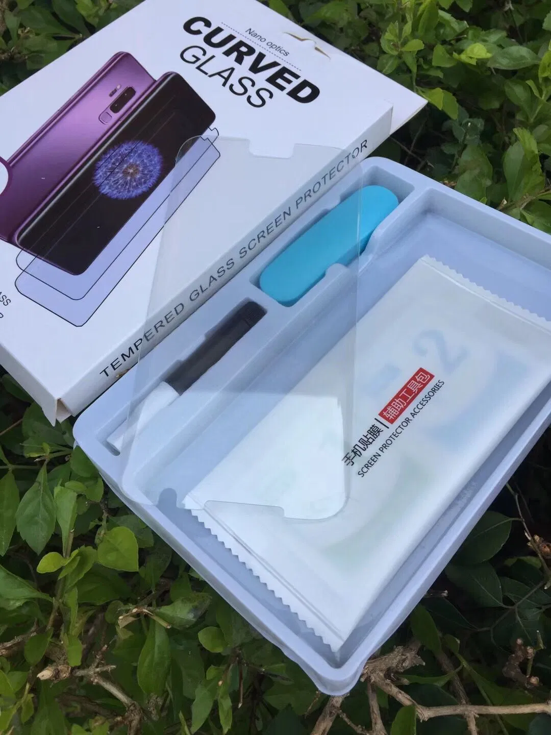 UV-клей для защиты экрана Samsung S10, закаленное стекло