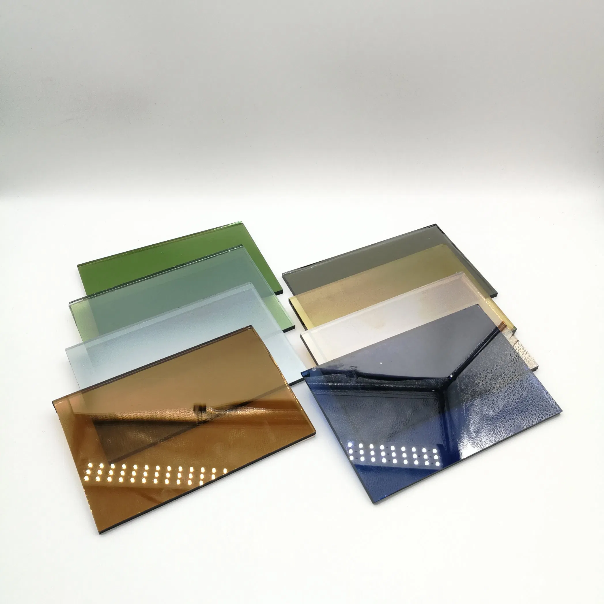 4mm 5mm 6mm 8mm Tinted Reflective Glass Green Blue Grey Euro Bronze Colors