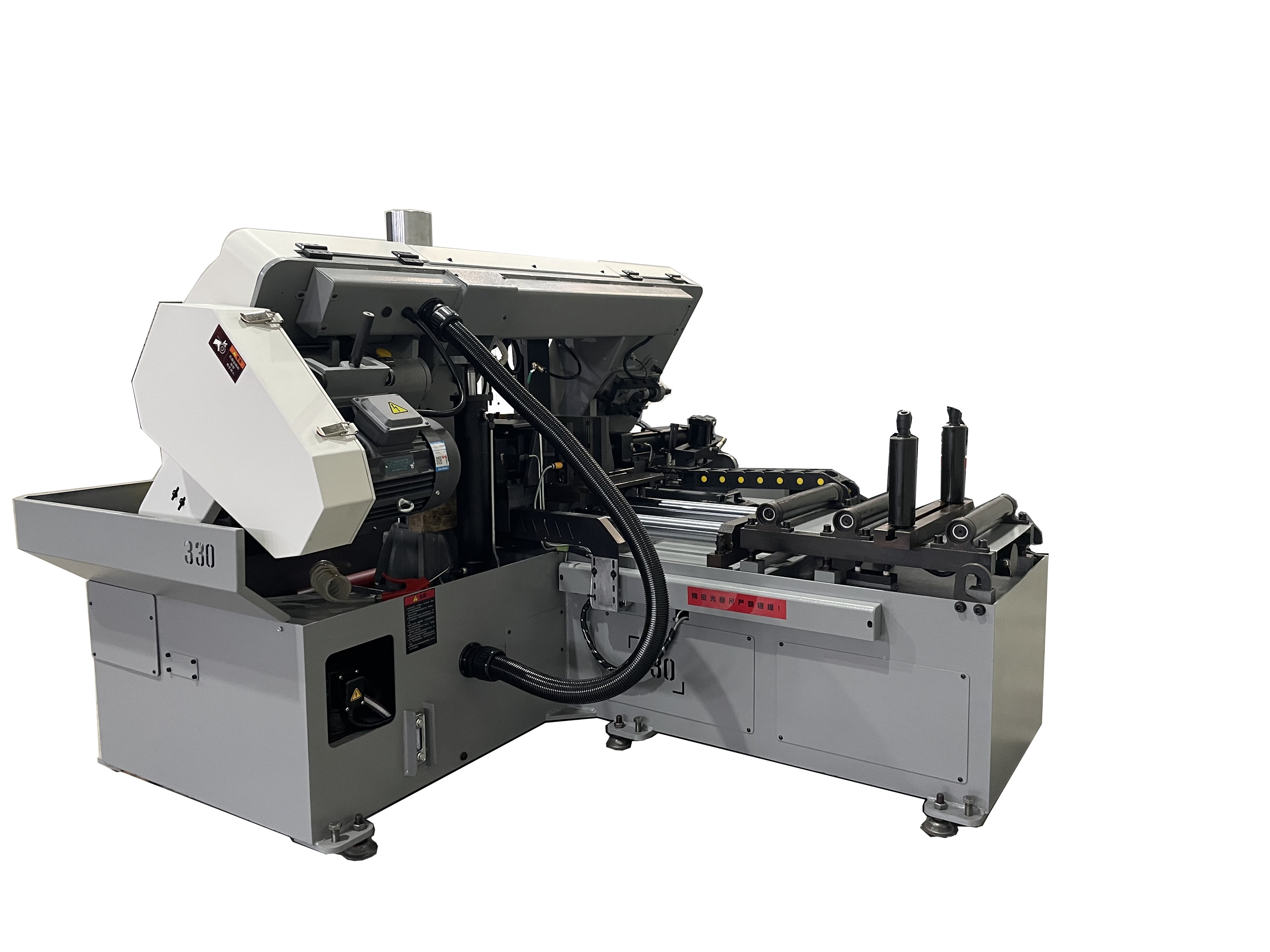 Станок ленточнопильный с гидроуправлением по металлу