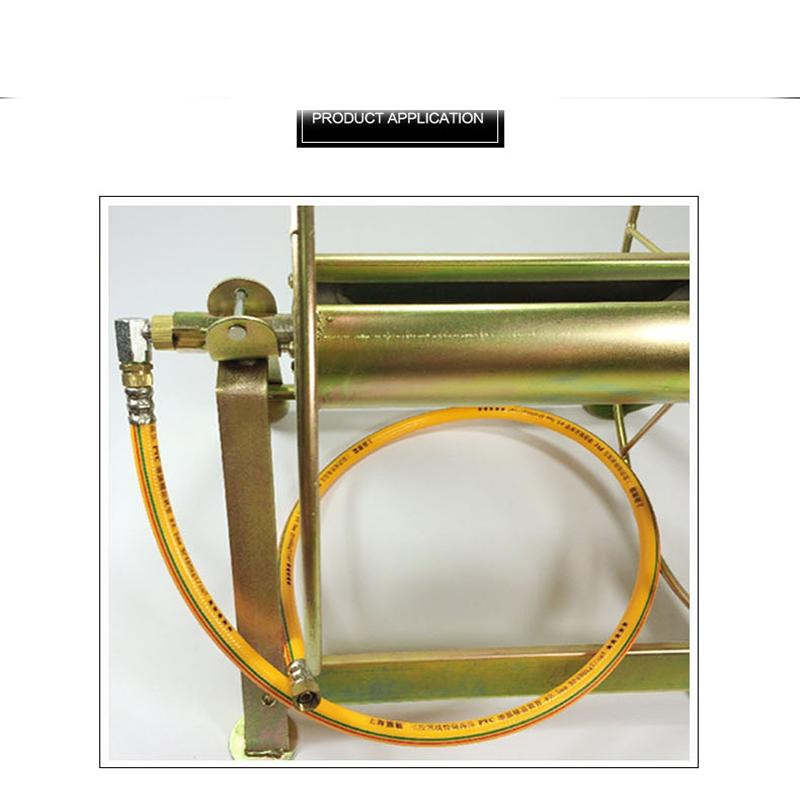 Garden Water Hose Reel Cart with Storage Basket Rust Resistant