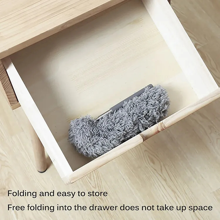 Extendable Feather Duster Stainless Steel Extension Pole Extra Long Telescopic Duster