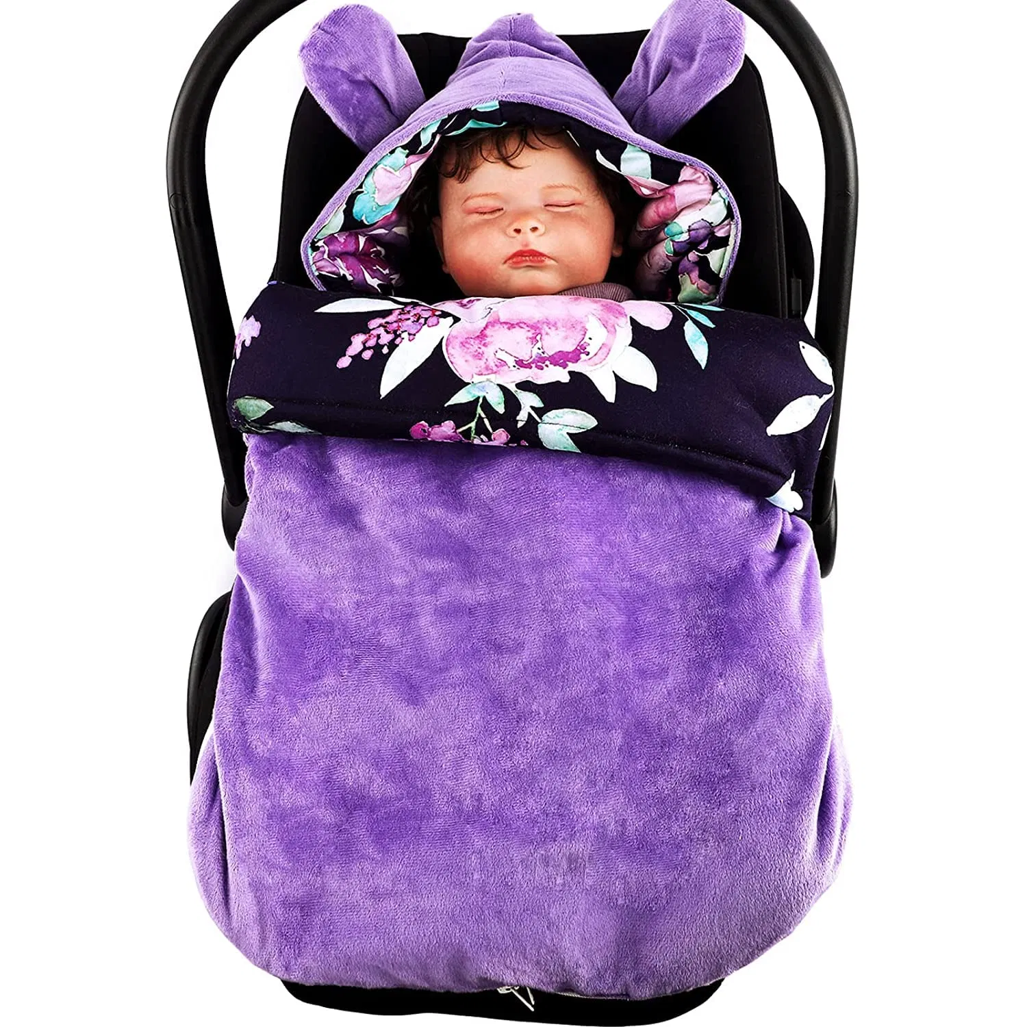 Fashionable Winter Baby Car Seat Cover 3 in 1 Stroller Bunting Bag