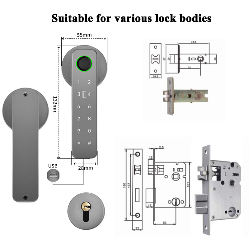 Economical Smart Digital Door Lock with Fingerprint Recognition
