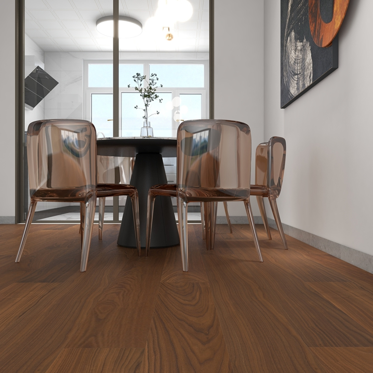 Sophisticated Luxury Parquet Flooring - Engineered Wood Brushed Oak