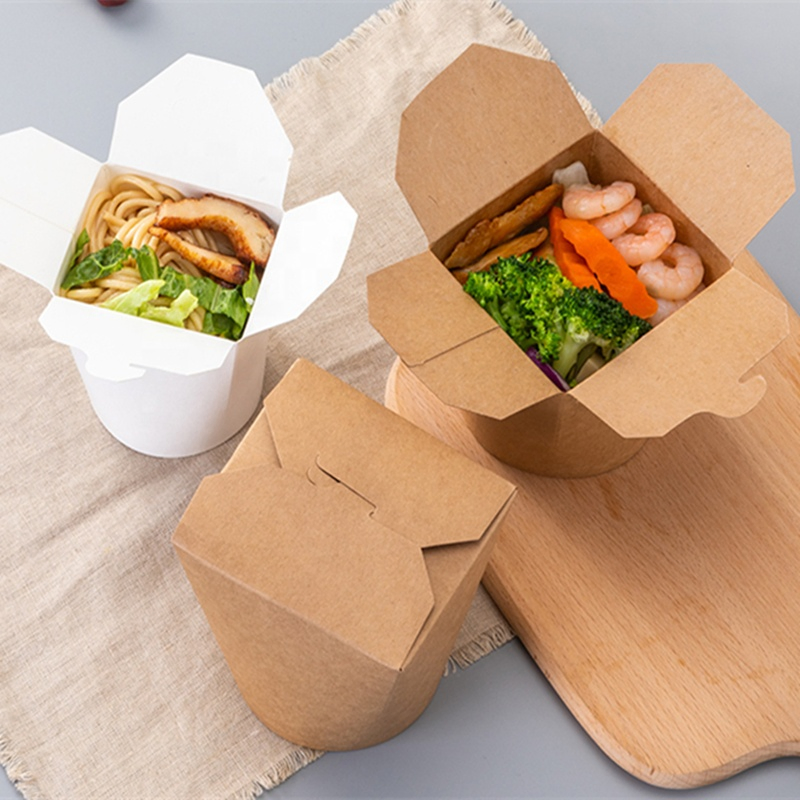 Custom Disposable Packaging Box Paper Takeaway Paper Box