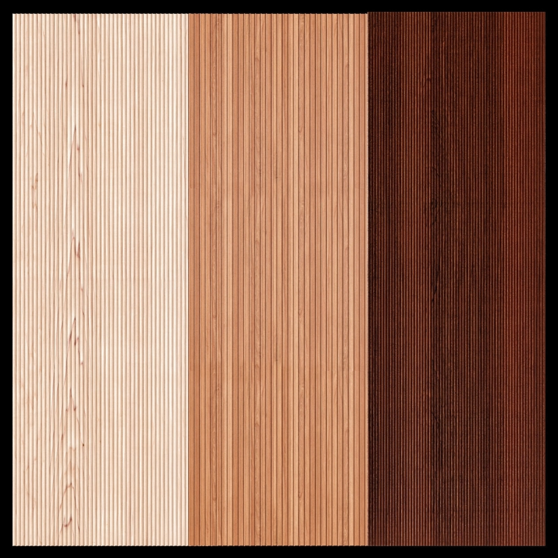 Oak Veneer 3D Milled Wall Panels