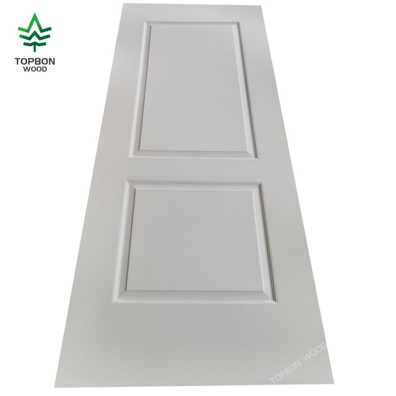 2 Panel White Interior Room Door MDF Designs Wood Interior Doors Primed Molded