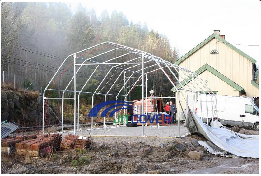 Cow Shed Building, Dairy Farm Building, Cattle Barn (JIT-N2033HD)