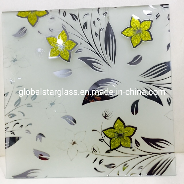 4mm, 5mm, 6mm Design Glass/Architectural Glass/Acid Etched Glass/Art Glass/Decorative Glass/Frosted Glass/Non-Finger Glass for Building/Decoration