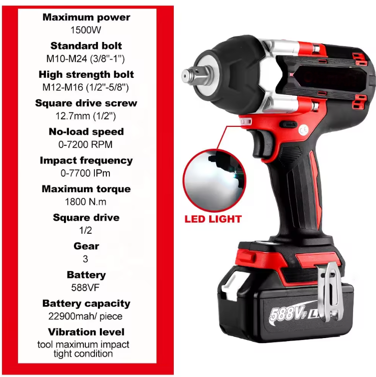 Аккумуляторный гайковерт Cisivis 350 Н·м