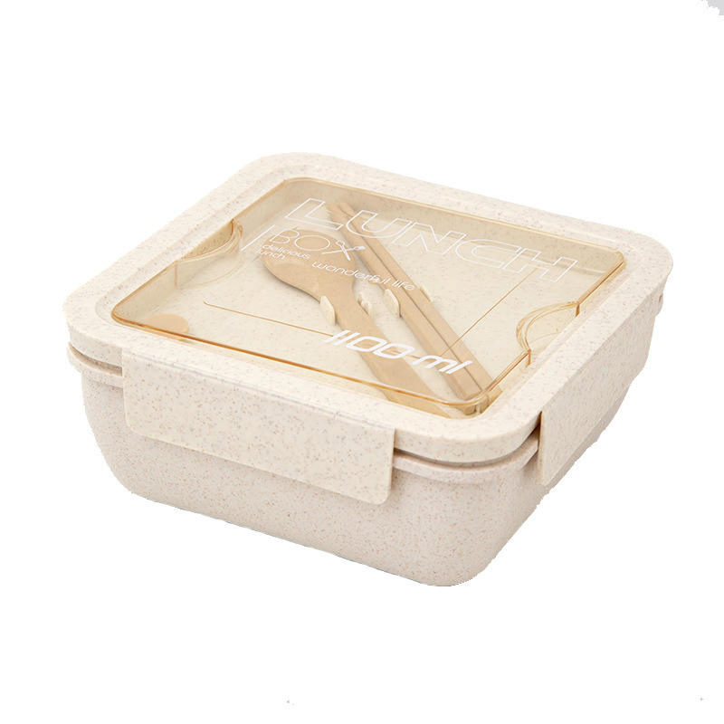 Eco Friendly Bento Box Set with Spoon Chopsticks and Soup Cup