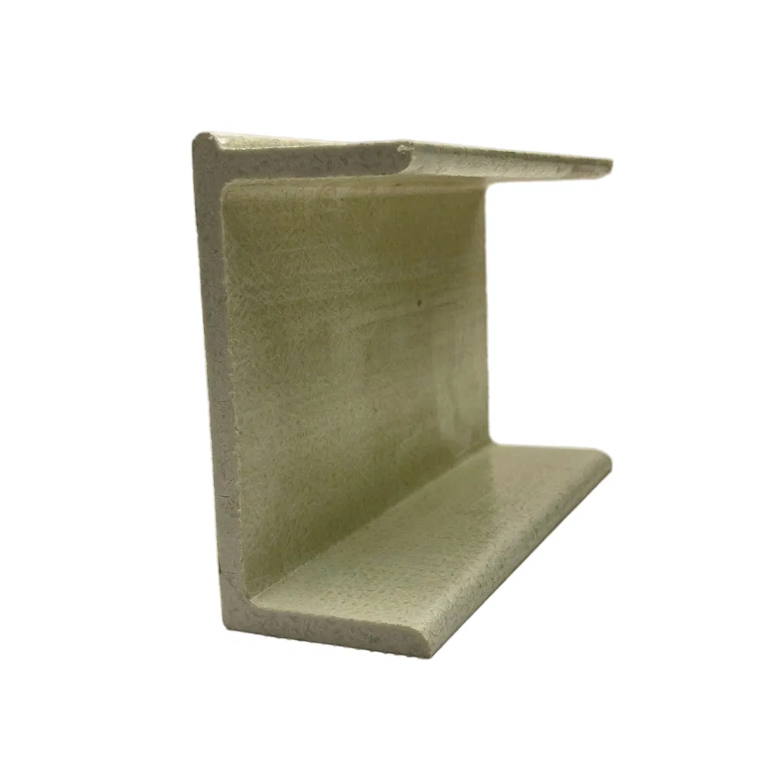 Composite Profile Standard Stability Lightweight Properties FRP U Channel for Construction Industry
