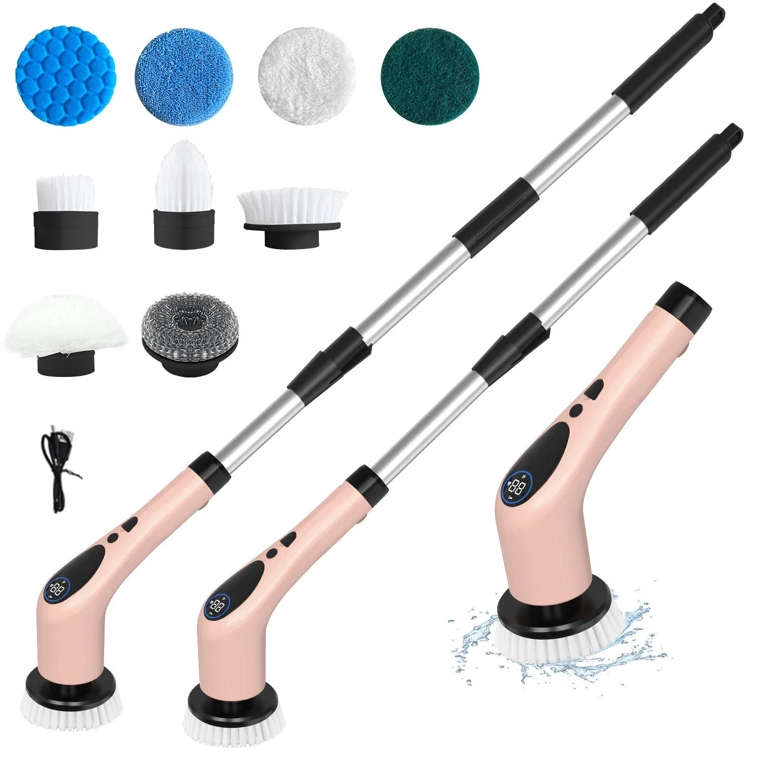 Беспроводная электрическая щетка для уборки 9 в 1