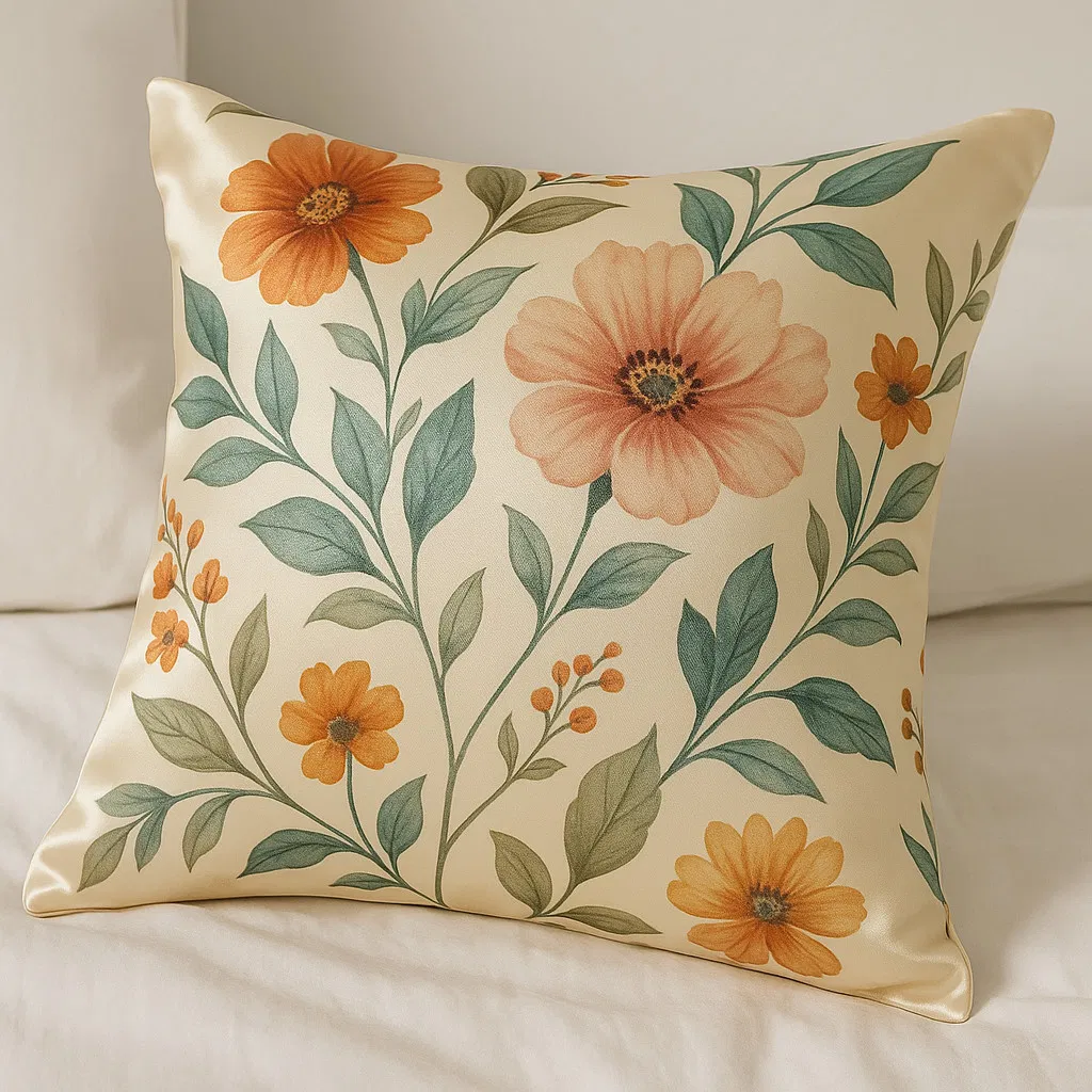 High Quality Satin Pillowcase for Skin Care Soft Breathable Smooth Fabric