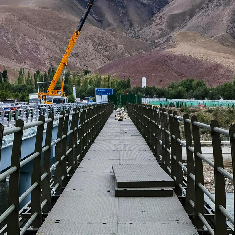 Durable Portable Steel Bailey Bridge for Quick Construction