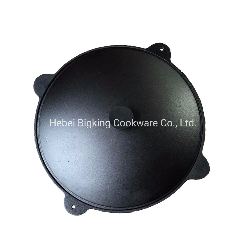 Outdoor Large Camping Oval Cast Iron Stove Pot