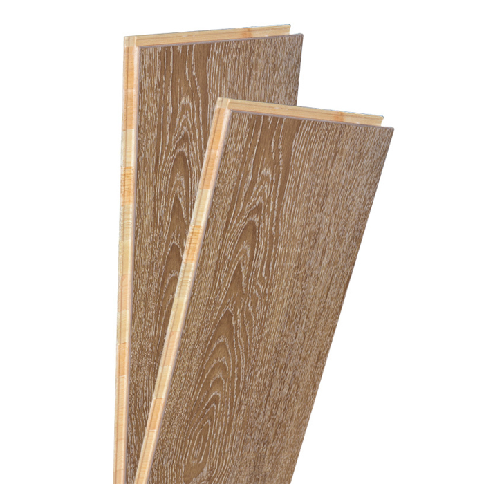 Rib Composite Reclaimed Wood Floor Vinyl Design Water Resistant Engineered Parquet Flooring