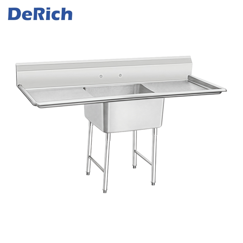 Derich American Style Industrial Restaurant Kitchen Sink Customized Kitchen Single Sink