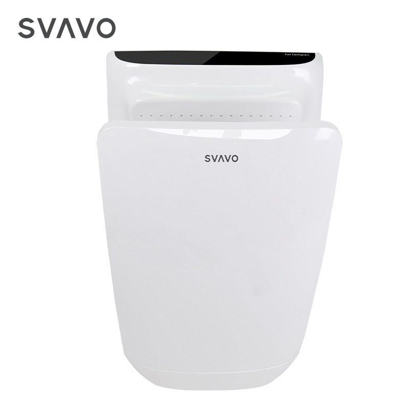 Svavo Bathroom Toilet Washroom Wall Mounted Electric High Speed Automatic Sensor Double Side Jet Hand Dryer