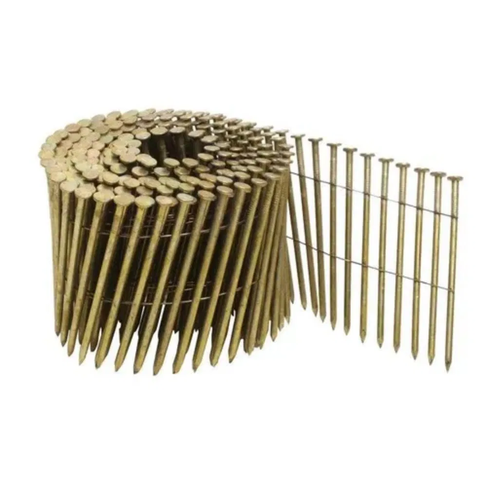 China Manufacturer 15 Degree Coil Roofing Nails Galvanized Common Coil Nails Pallet Screw Nails