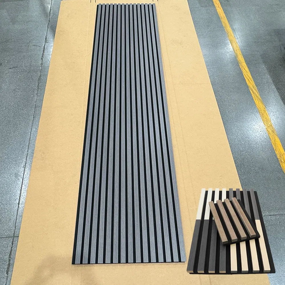 Modern Style Acoustic Wall Panels Sound Proof Foam Panels Absorbing Tiles with Self-Adhesive for Home Offices