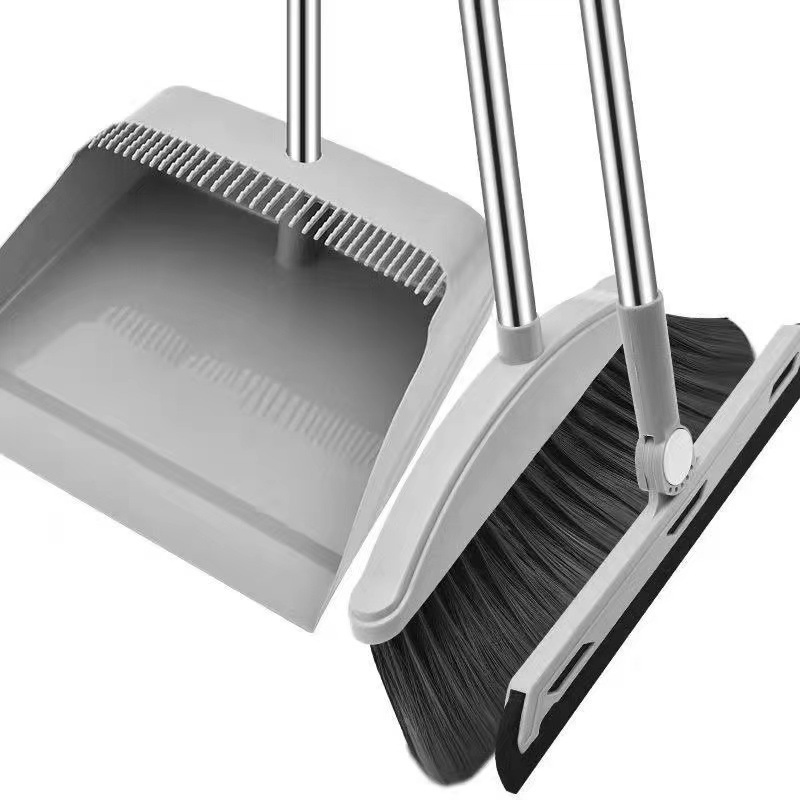 Soft Hair Broom and Dustpan Set