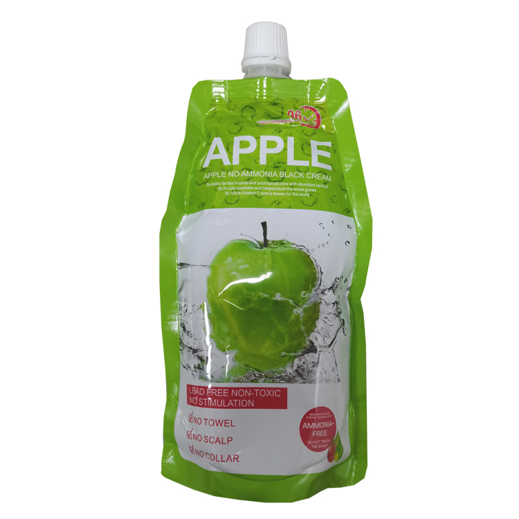 No Stain Skin Apple Hair Color Cream for Men and Women