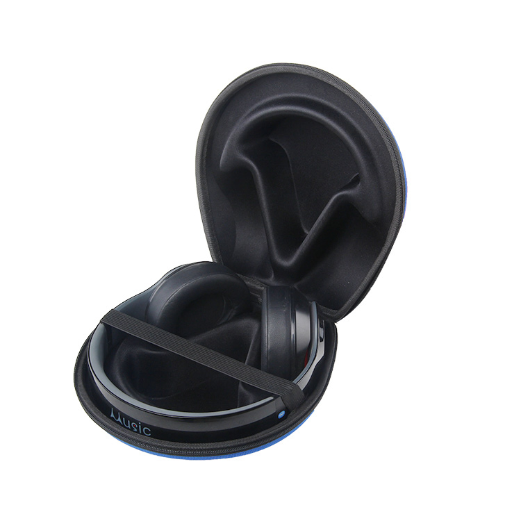 Чехол для наушников EVA с молнией, красный, 3D