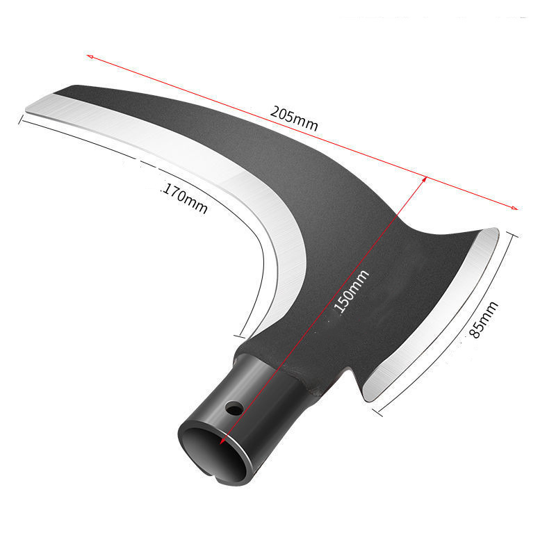 High Manganese Steel Double Scythe Gardening Weeding Handheld Trees Garden Farming Chopping Clearing Multif Scythe Sickle