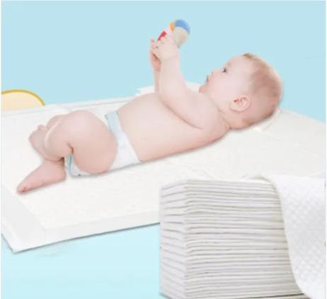 Впитывающие пеленки для смены подгузников, 100 шт