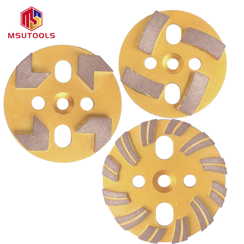 High-Density 4 Inch Grinding Wheel Metal-Bonded Diamond Grinder Disc for Concrete Polishing