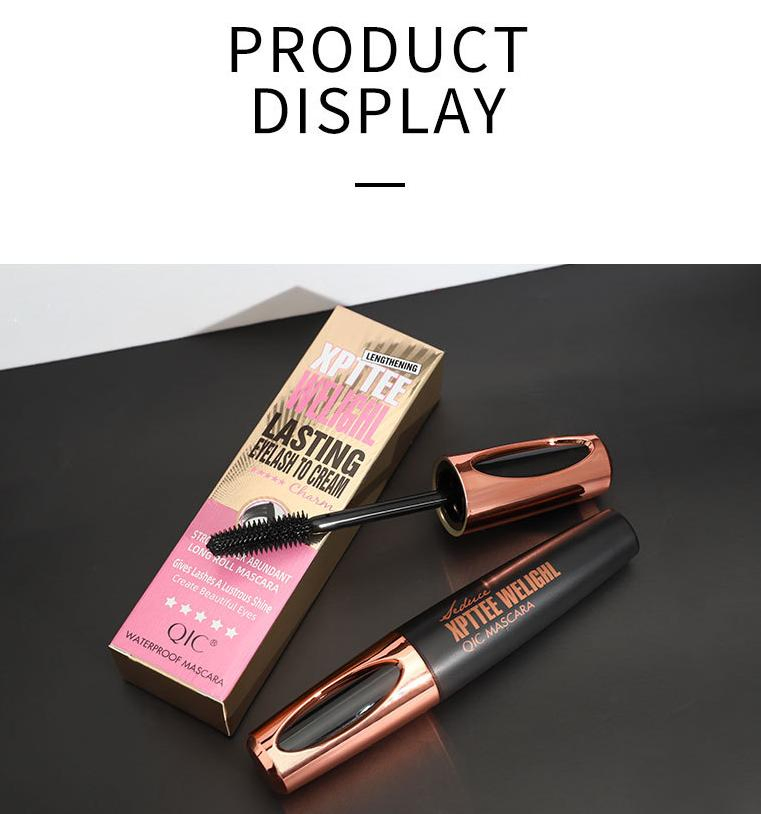 Online Wholesale in Stock New Arrival Plump Waterproof Mascara Silicone Brush Head 4D Long Lasting Big Eye Mascara