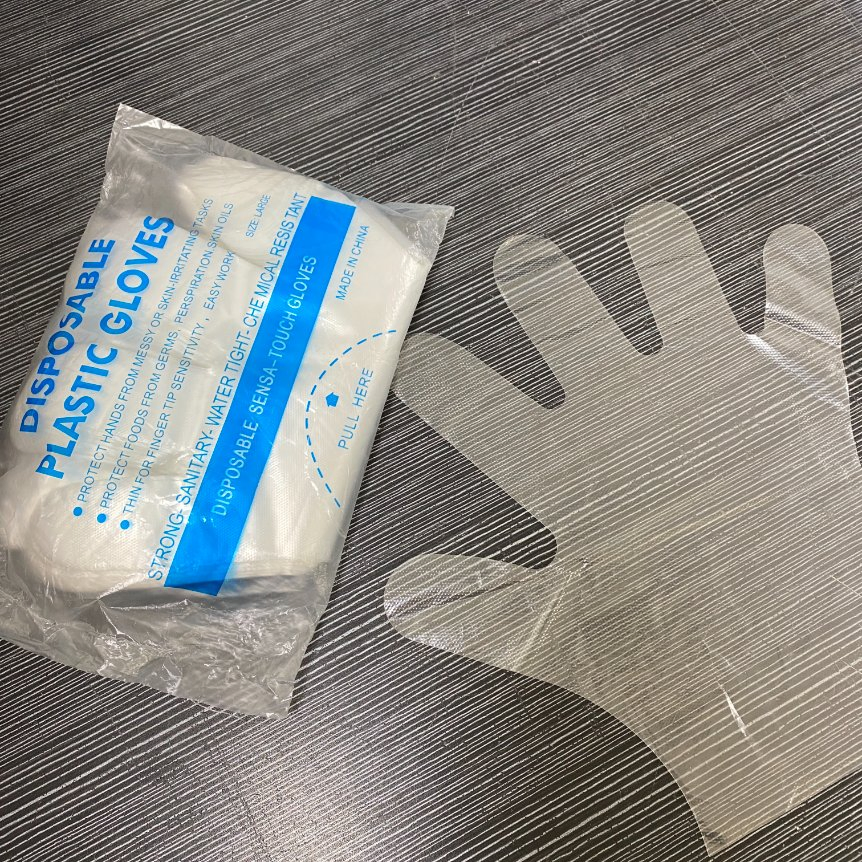 High Clarity LDPE Plastic Gloves for Packaging and Assembly Line Operations