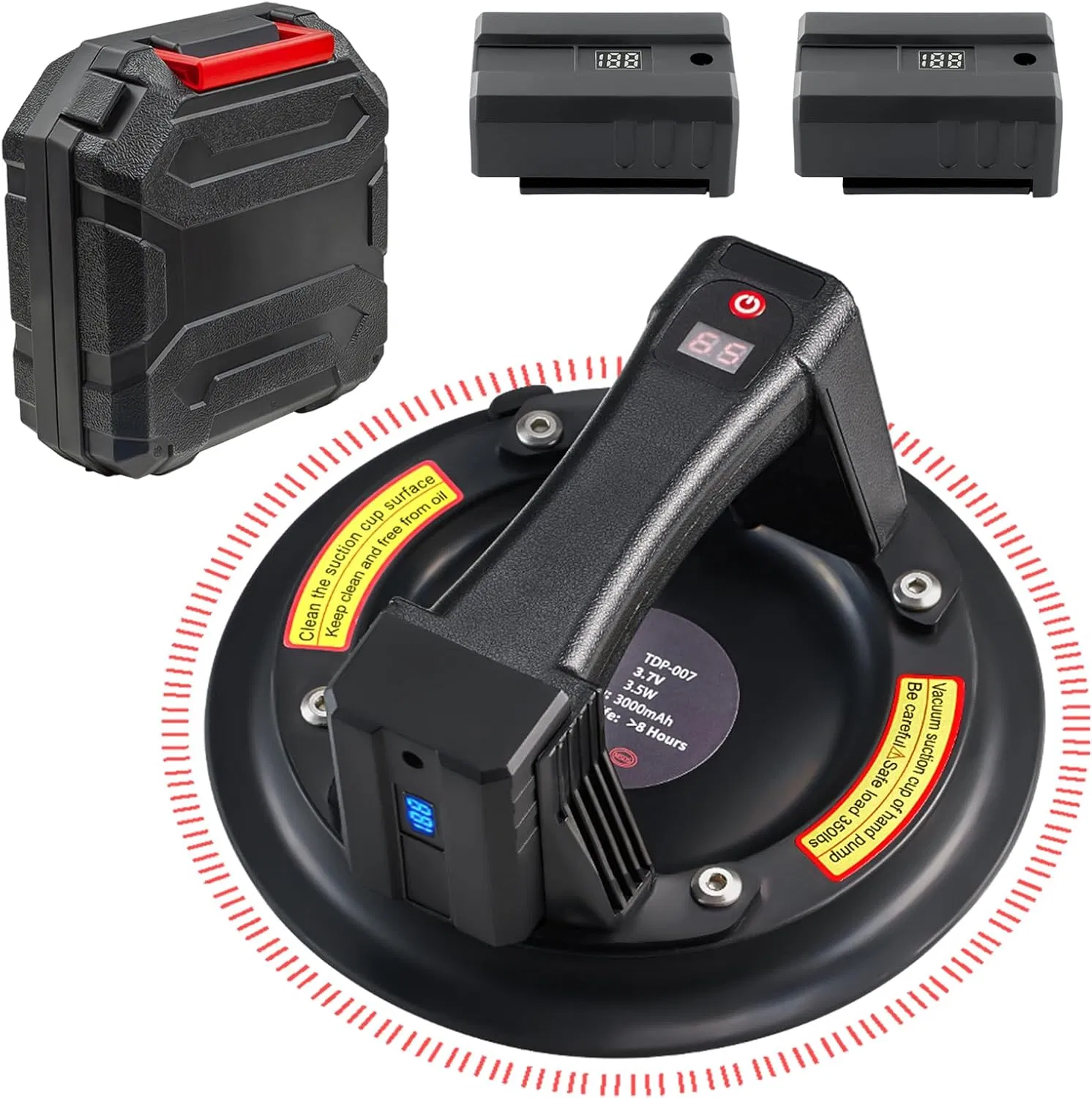 Industrial-Grade Electric Vacuum Suction Cup with 400kg Load Capacity