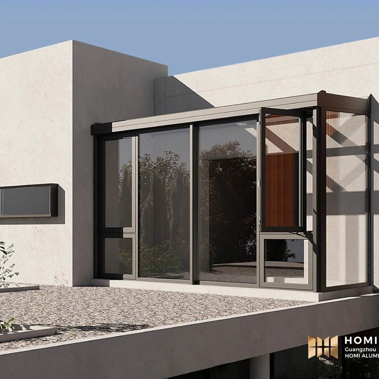 Outdoor Aluminum Glass Room 4 Season Sunroom