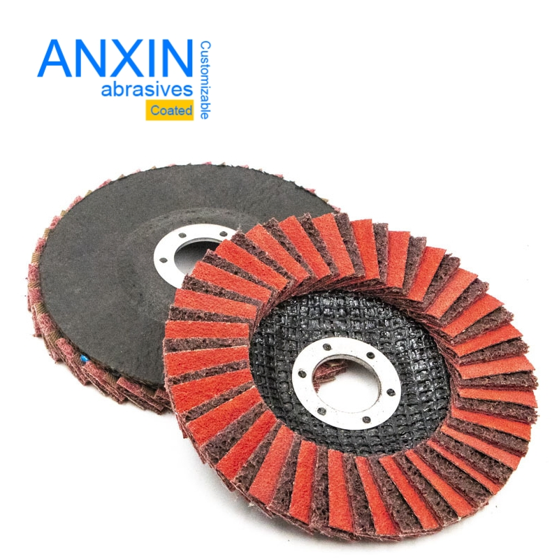 Лепестковый круг 4 дюйма для полировки нержавейки