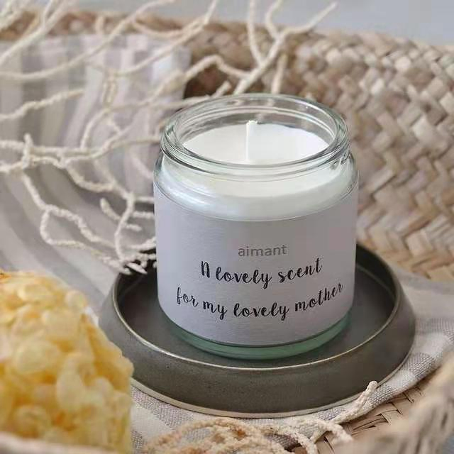 Стеклянная банка для свечи 120 мл с крышкой