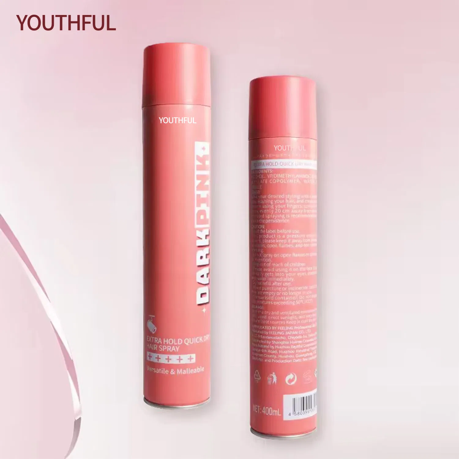 Private Label Strong Styling Hair Styling Spray