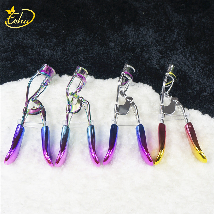 Portable Long-Lasting Styling Eye Lash Curler Wholesale Stainless Steel Makeup Metal Eyelash Curler