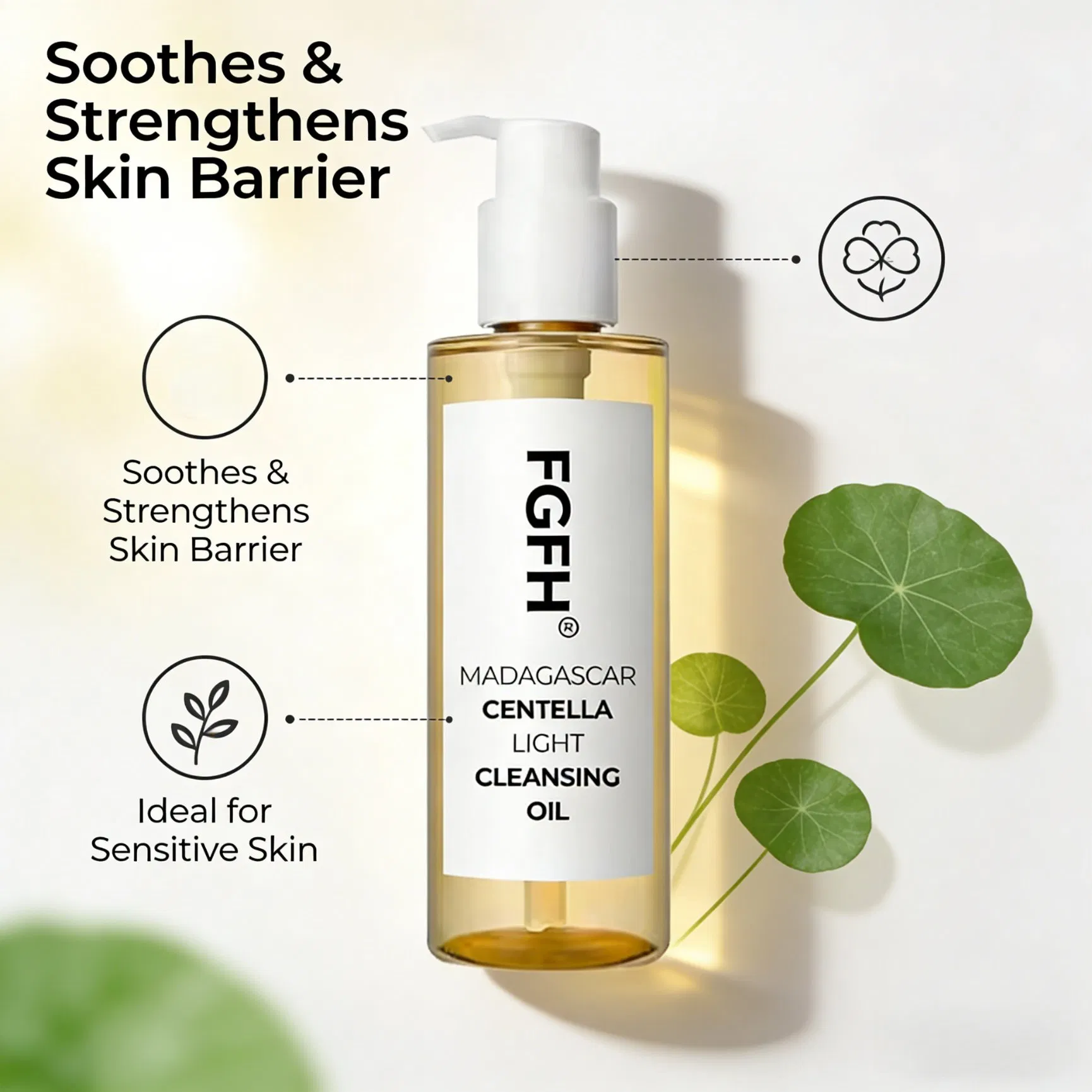Madagascar Centella Light Face Gentle Makeup Remover Oil