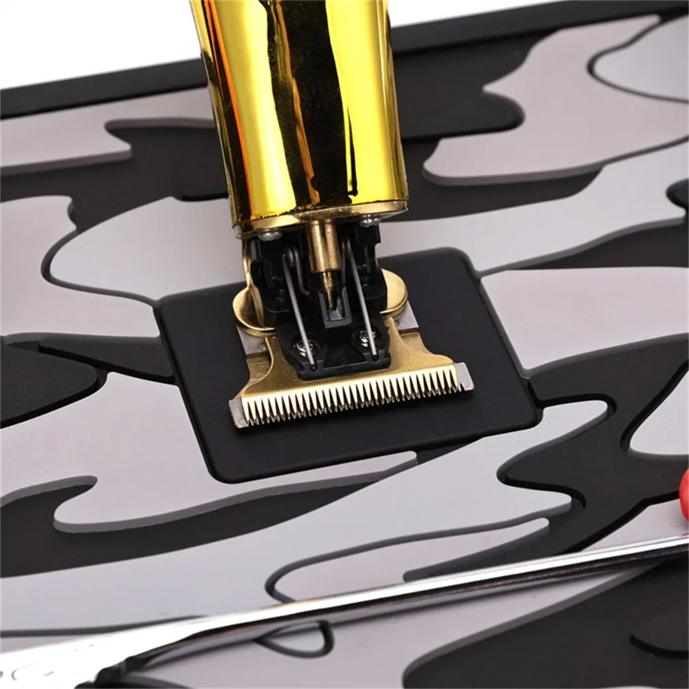 Barbershop Salon Magnetic Tray Hairdressing Pad Antiskid Silicone Storage Mat