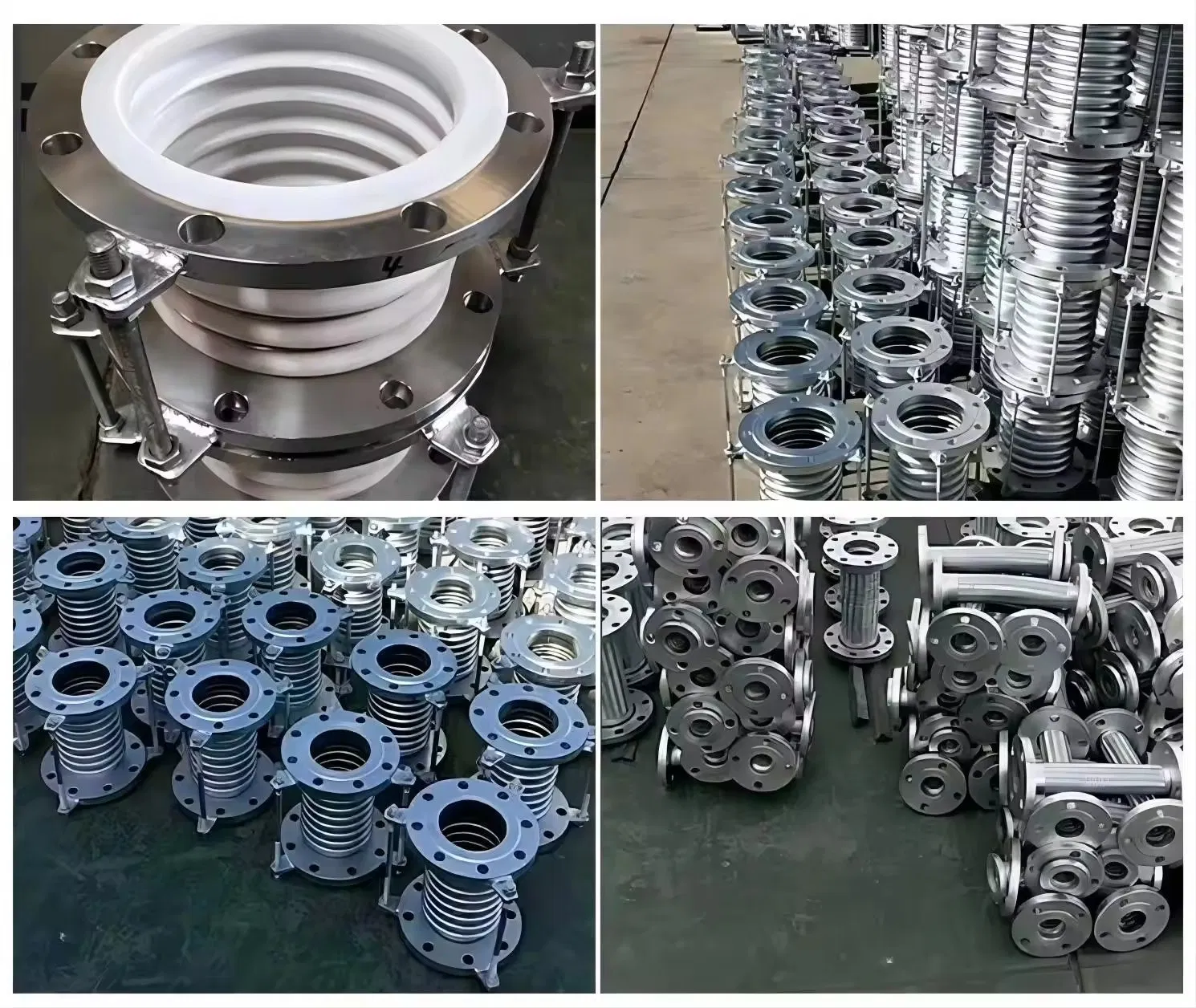 PTFE Lined Steel Braided Bellows Expansion Flexible Compensator