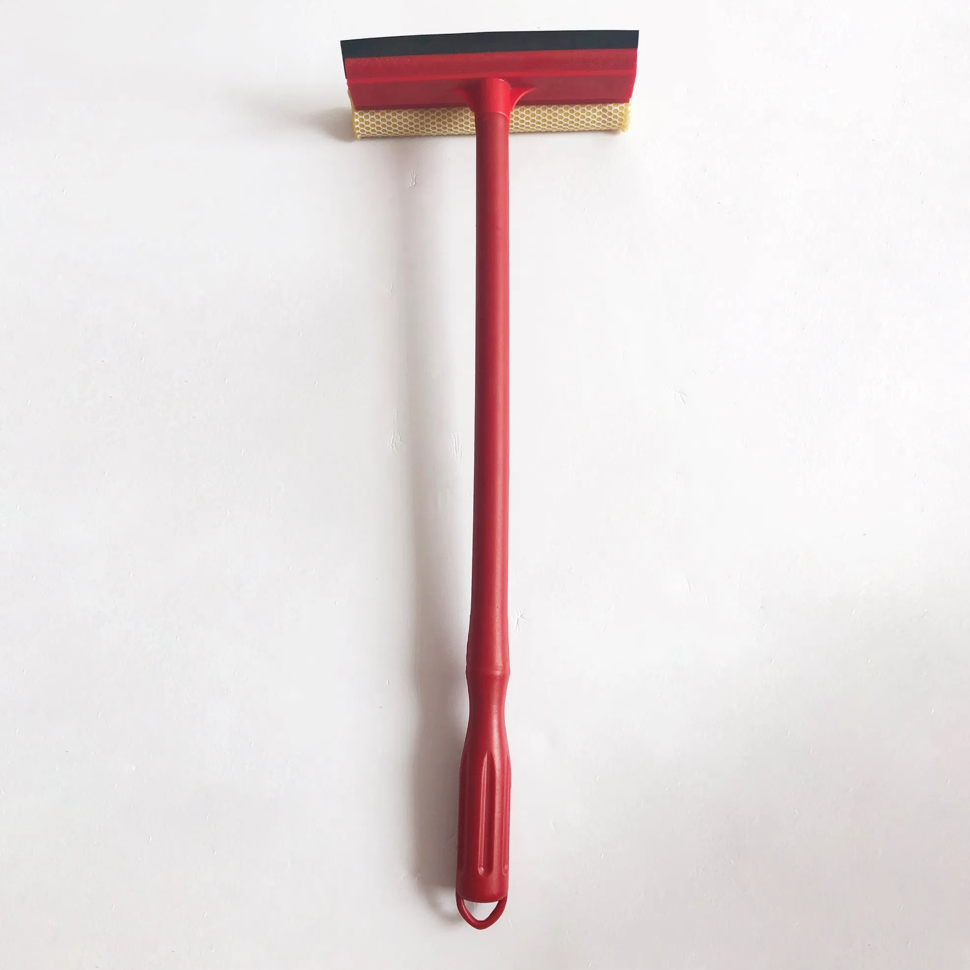 Factory Price PVC Handle Sponge and Rubber Squeegee Dobule Side Head 10” Window Wiper for Car Floor Mirror Washing