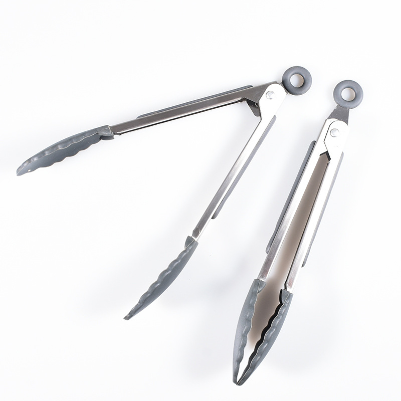 Customize 7 Inch Stainless Steel Cooking Utensils Kitchen Tongs