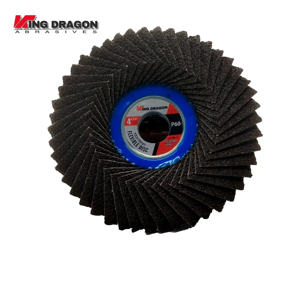 Лепестковый круг T27 100 мм, зерно 80, оксид алюминия