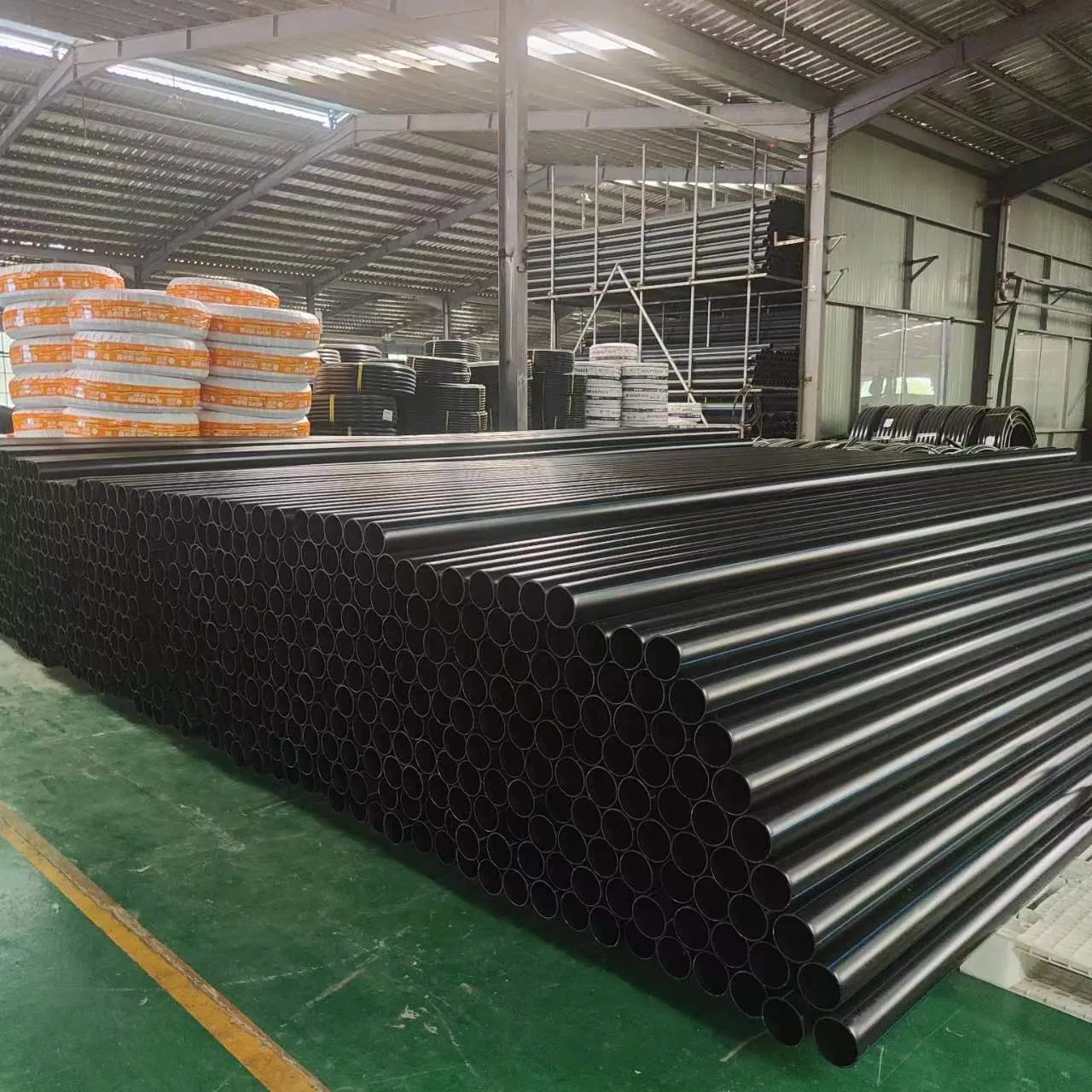 Wholesale HDPE Water Supply Pipe Black PE Plastic Manufacturer