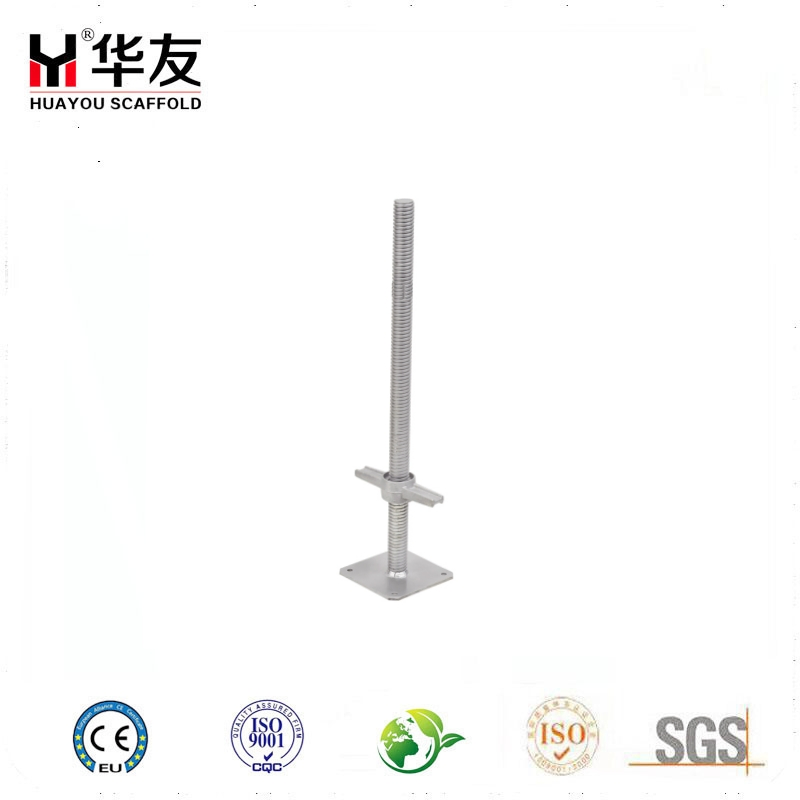 Galvanized Scaffolding Adjustable Base Jack Scaffold Universal Screw Jack Base for Sale