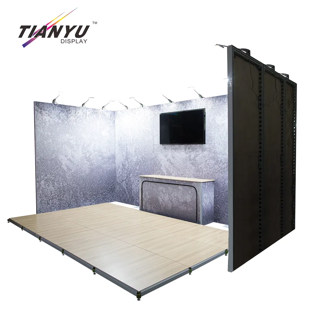 Versatile Aluminum LED Trade Show Booth Display Solution